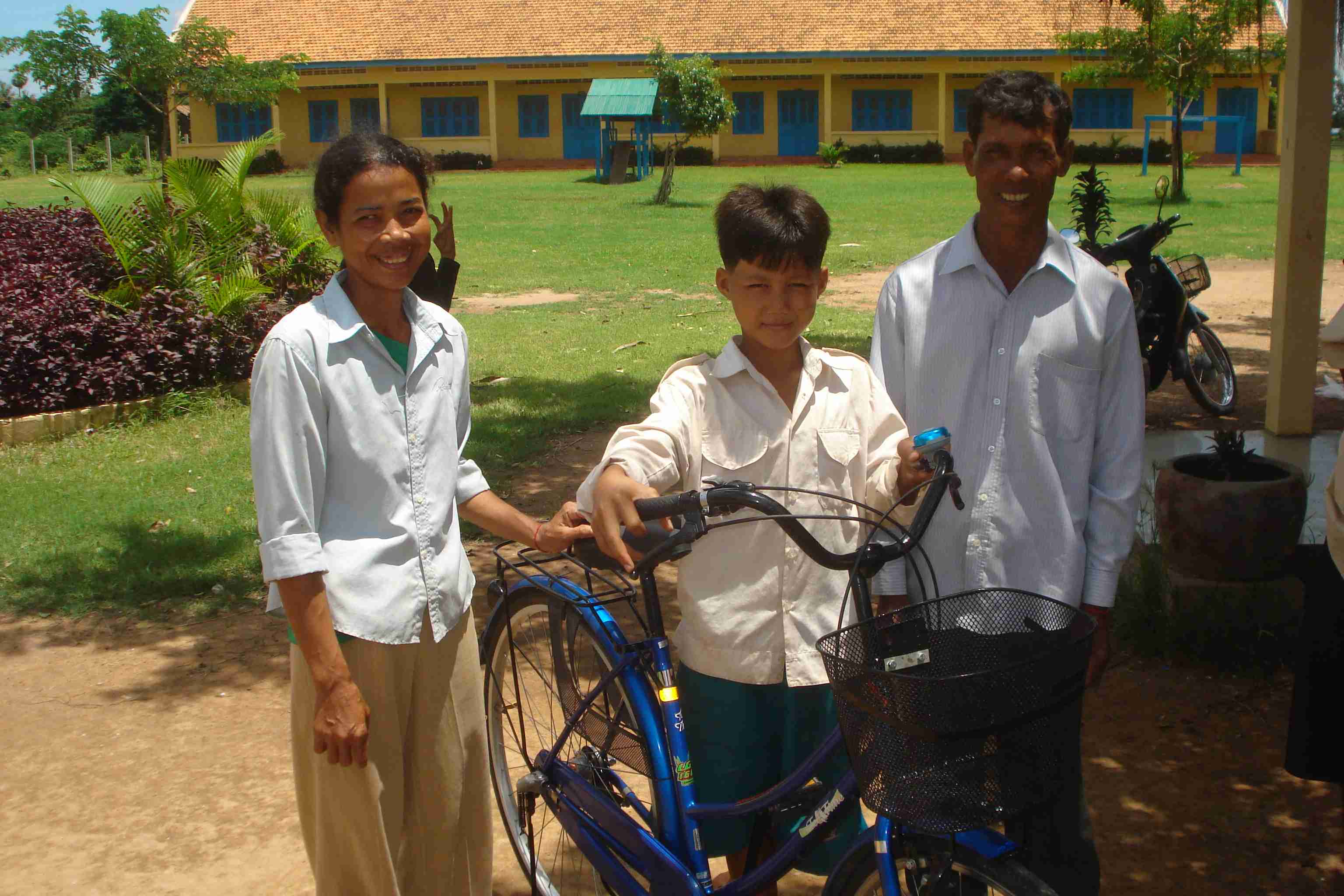 School Bicycles Oun Tio And Srey Shro Shro 1